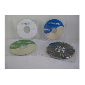 Pudełka CD x 1 SLIM na płyty bezbarwne 100 szt